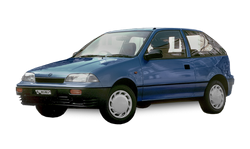 Eva коврики для Suzuki Swift II Правый руль (1995 - 2003) Рестайлинг